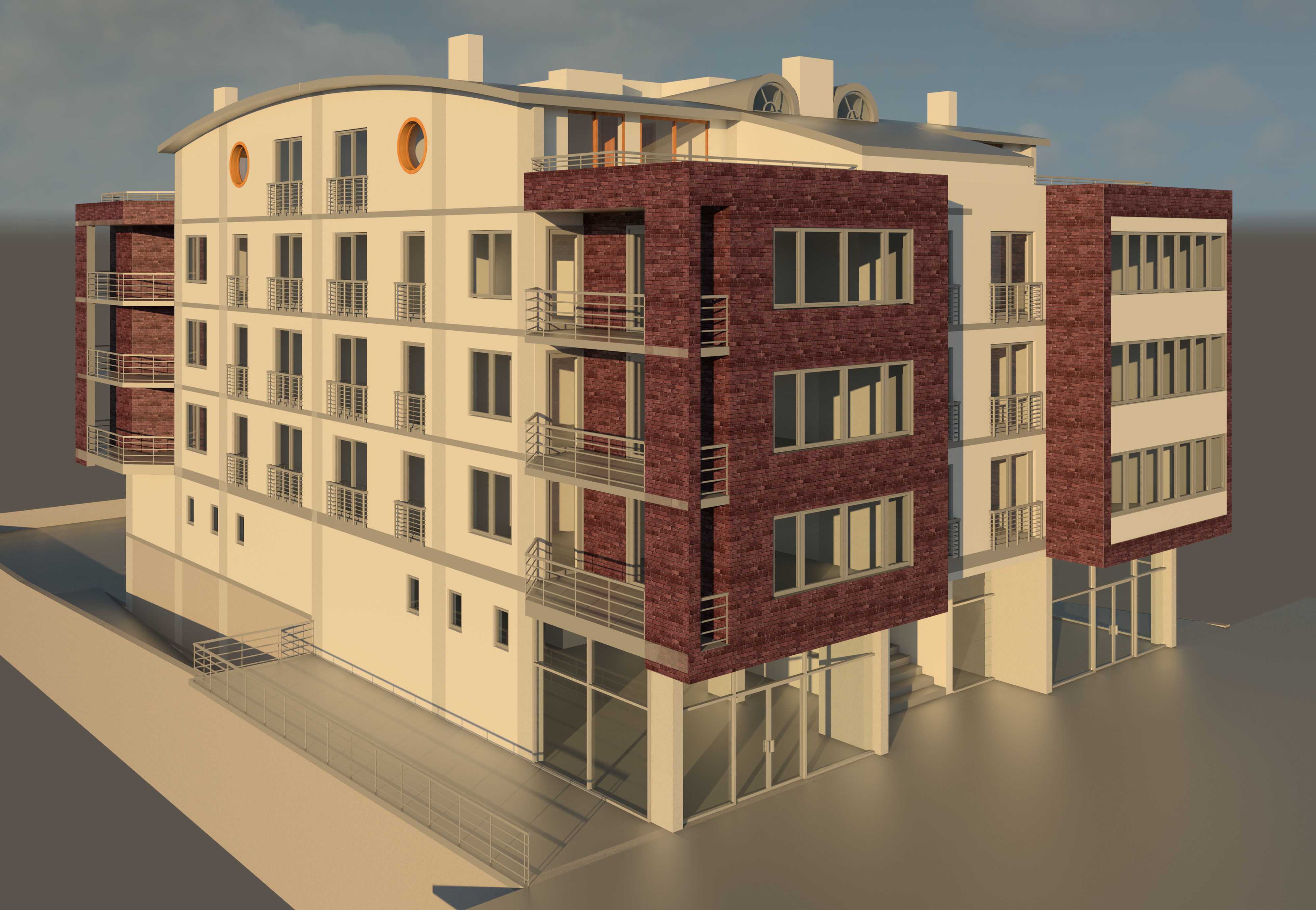 Building Design Revit Model 3D model_6