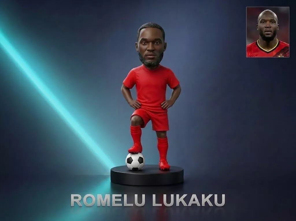 Romelu Lukaku 3D Printable Figurine 3D print model