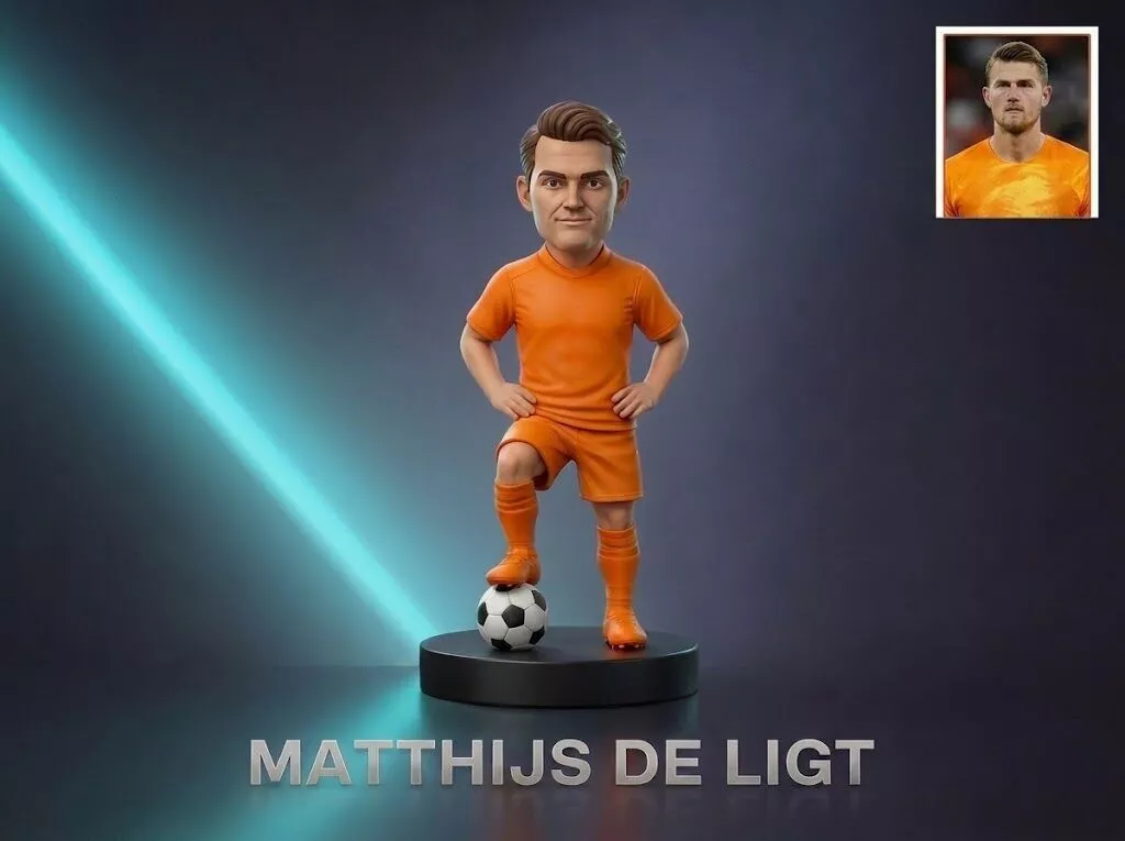 Matthijs de Ligt 3D Printable Figurine 3D print model