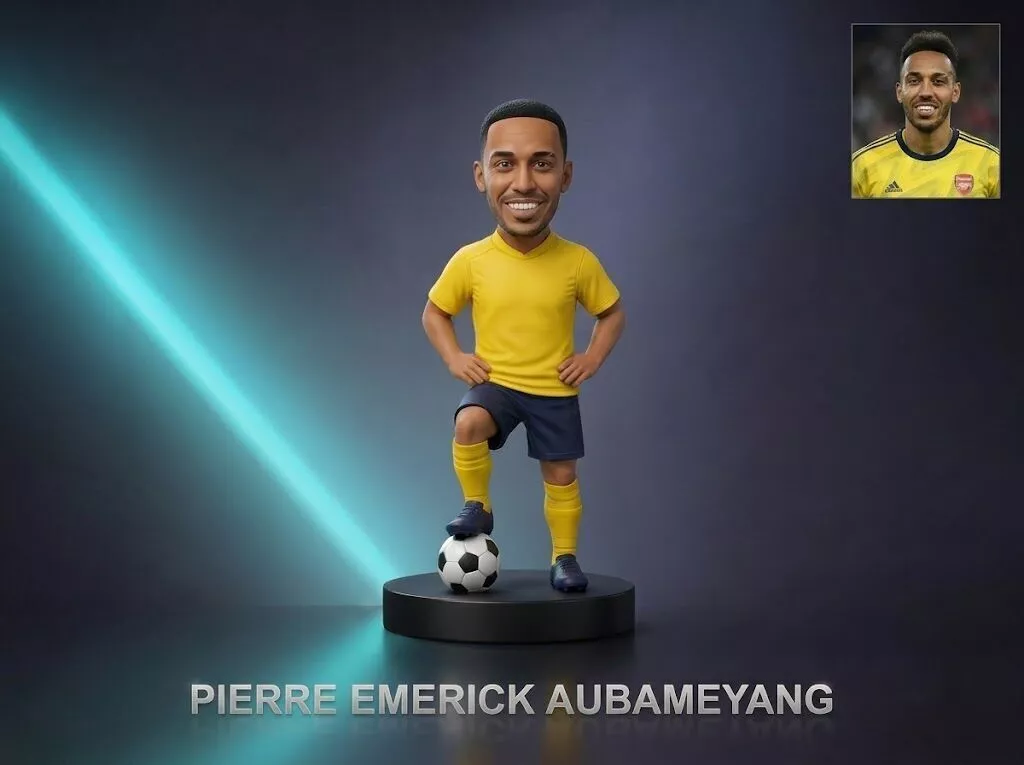 Pierre-Emerick Aubameyang 3D Printable Figurine 3D print model