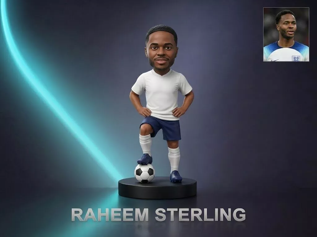 Raheem Sterling 3D Printable Figurine 3D print model