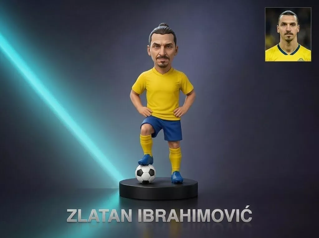 Zlatan Ibrahimovic 3D Printable Figurine 3D print model