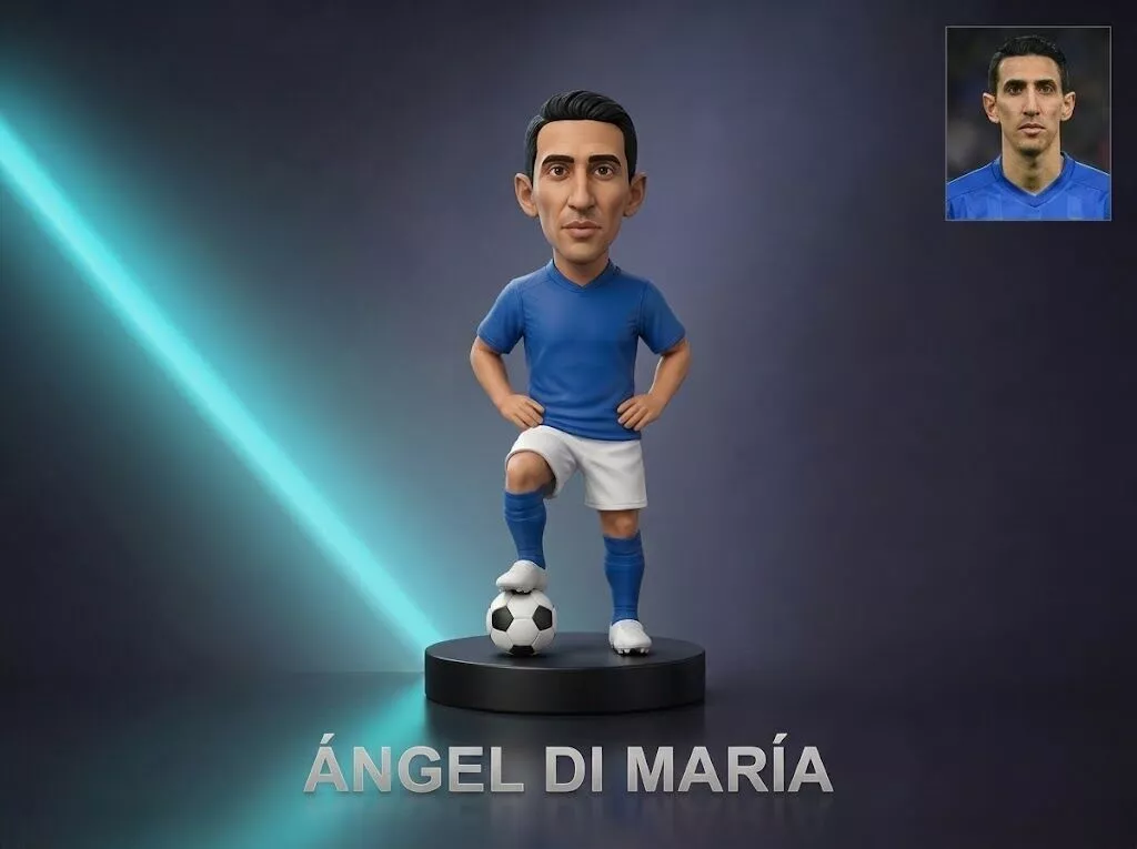Angel Di Maria 3D Printable Figurine 3D print model