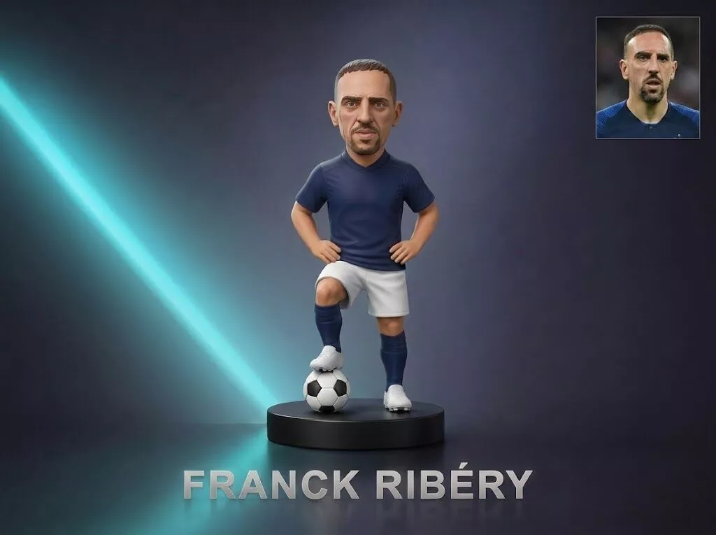 Franck Ribery 3D Printable Figurine 3D print model