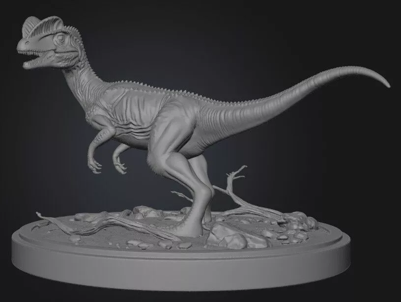 Dilophosaurus 3D print model