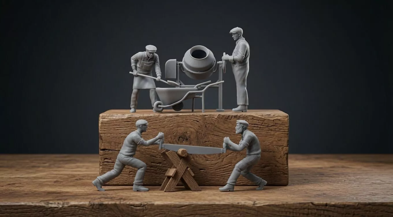Construction Workers Carpenters Bundle 3D Printable STL 3D print model