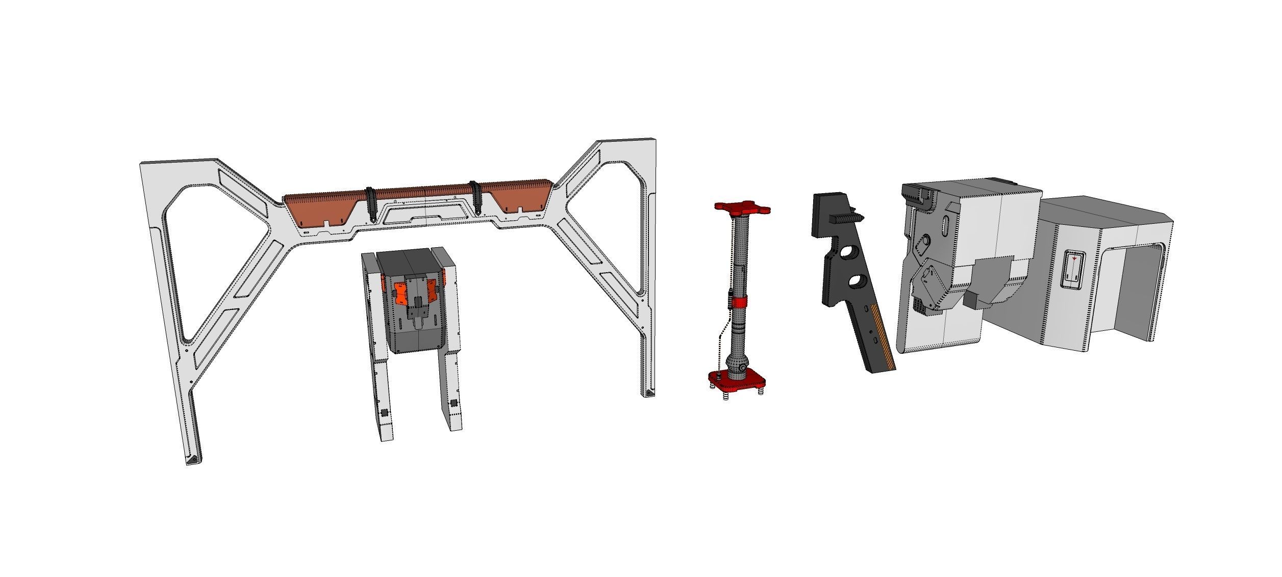 Sci-Fi architecture Elements collection 33 3D model_34