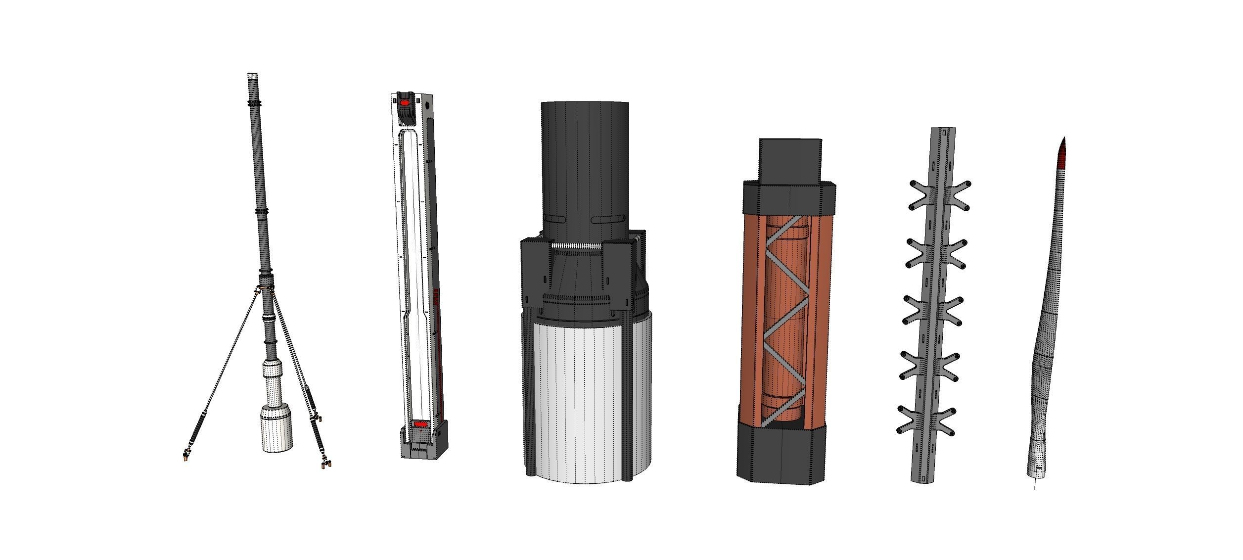 Sci-Fi architecture Elements collection 33 3D model_22