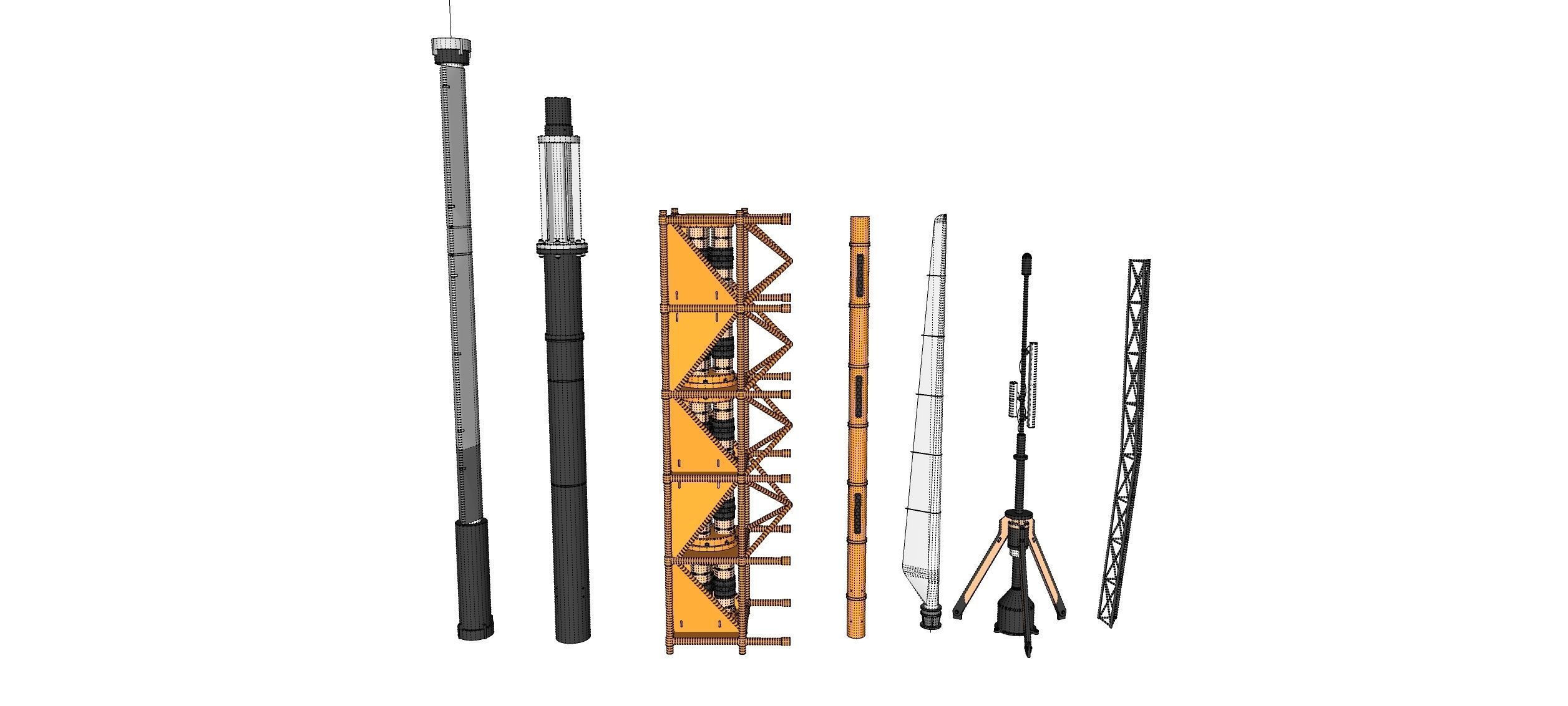 Sci-Fi architecture Elements collection 33 3D model_20