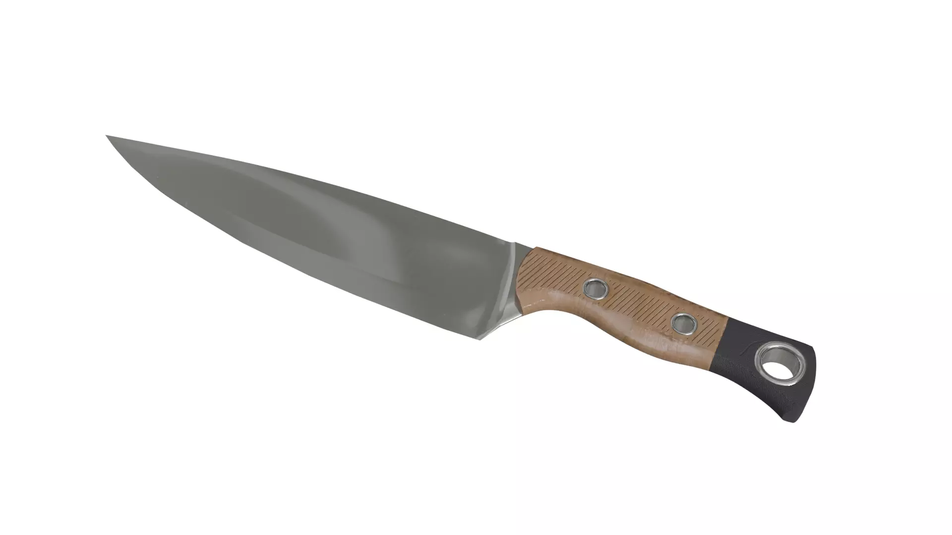 Kitchen Knife Free low-poly 3D model