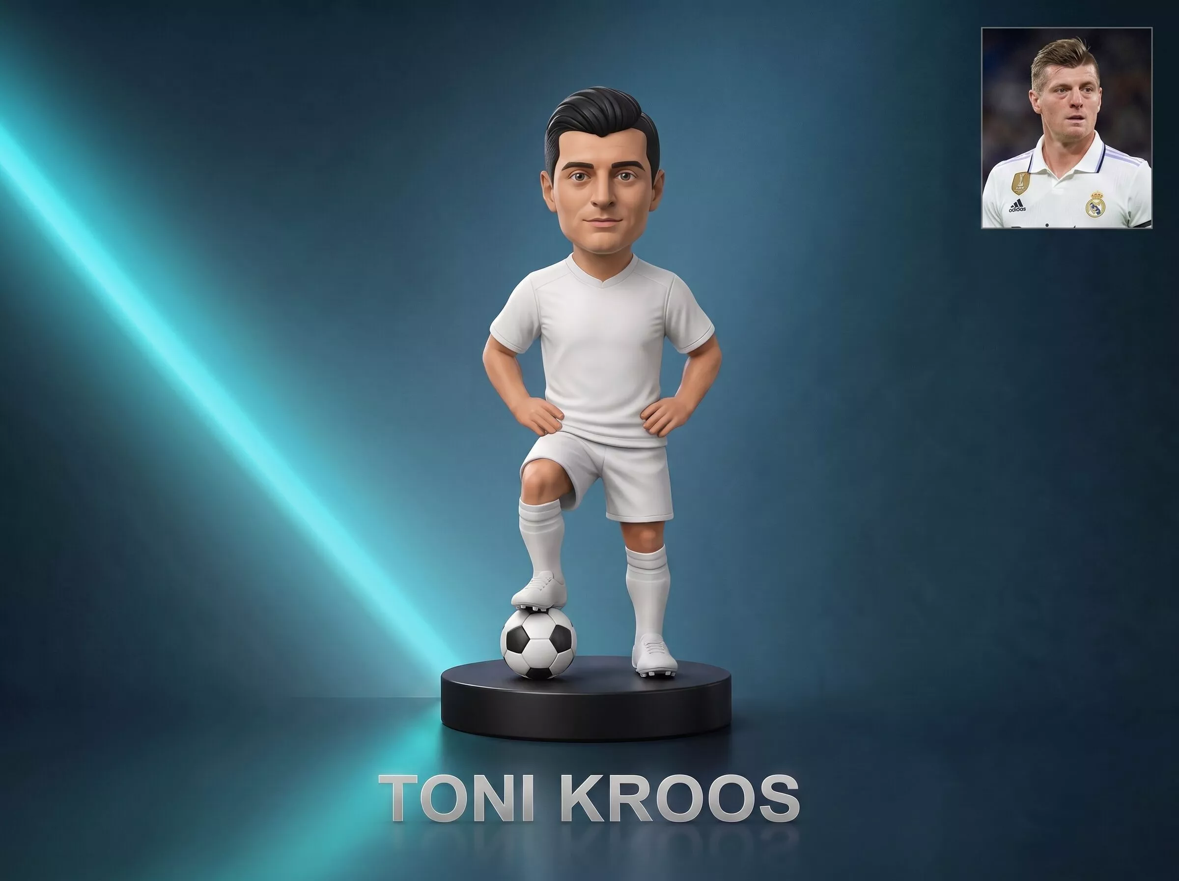 Toni Kroos Football Player Figurine 3D Print Model 3D print model