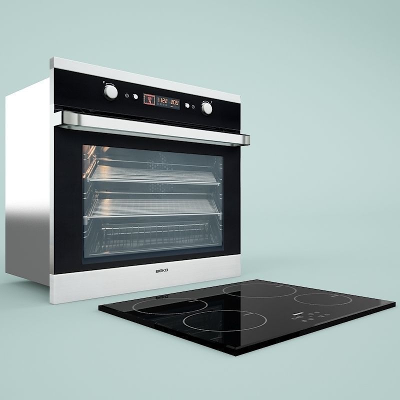 Oven And Hob Installation 3D model_3