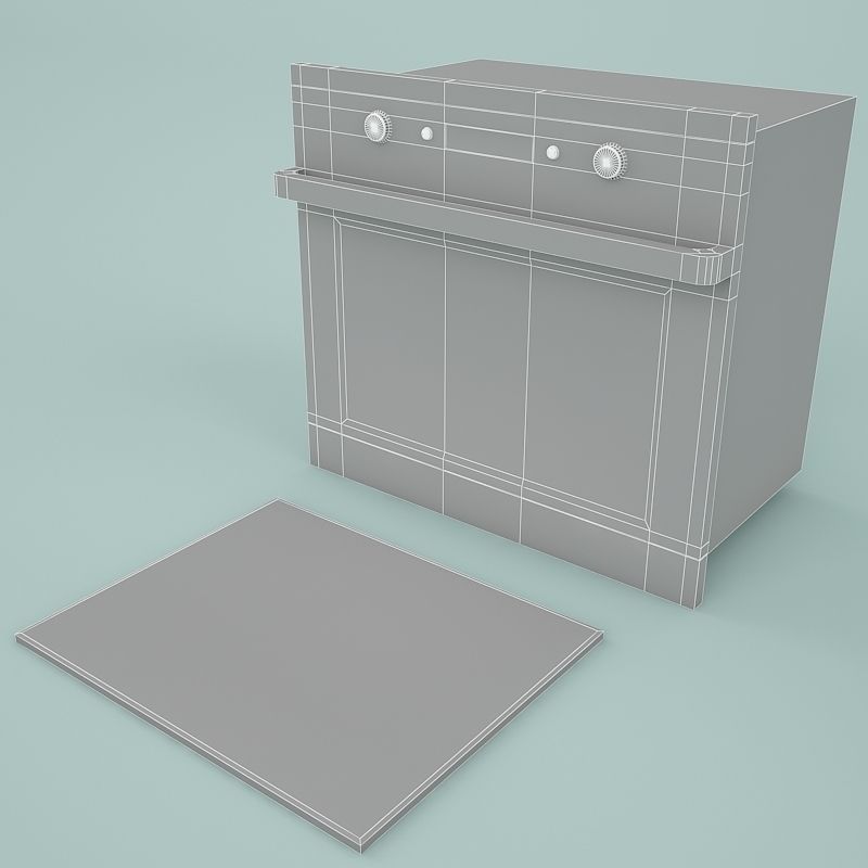 Oven And Hob Installation 3D model_2