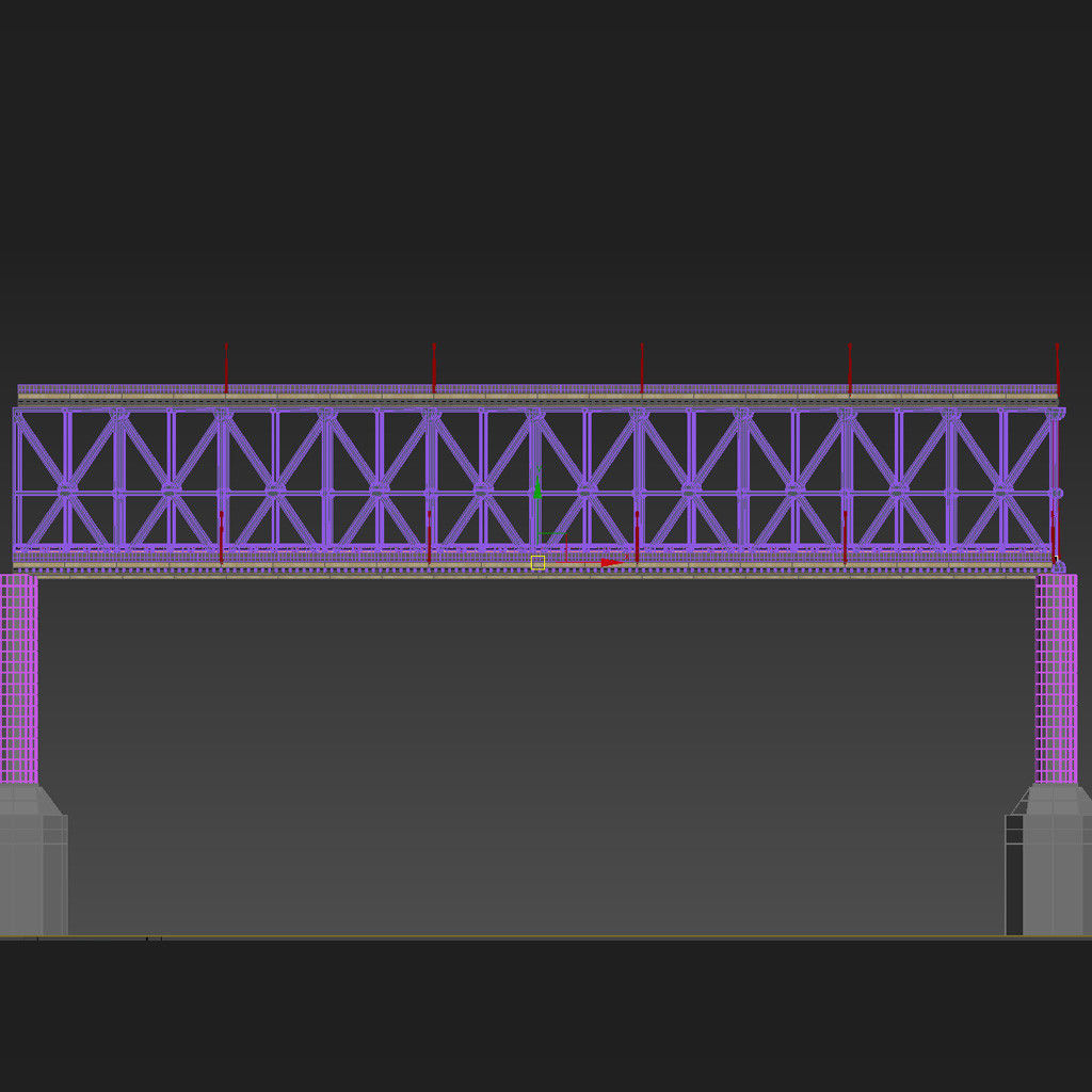 Bridge Construct - 3d model - vray ready 3D model_12