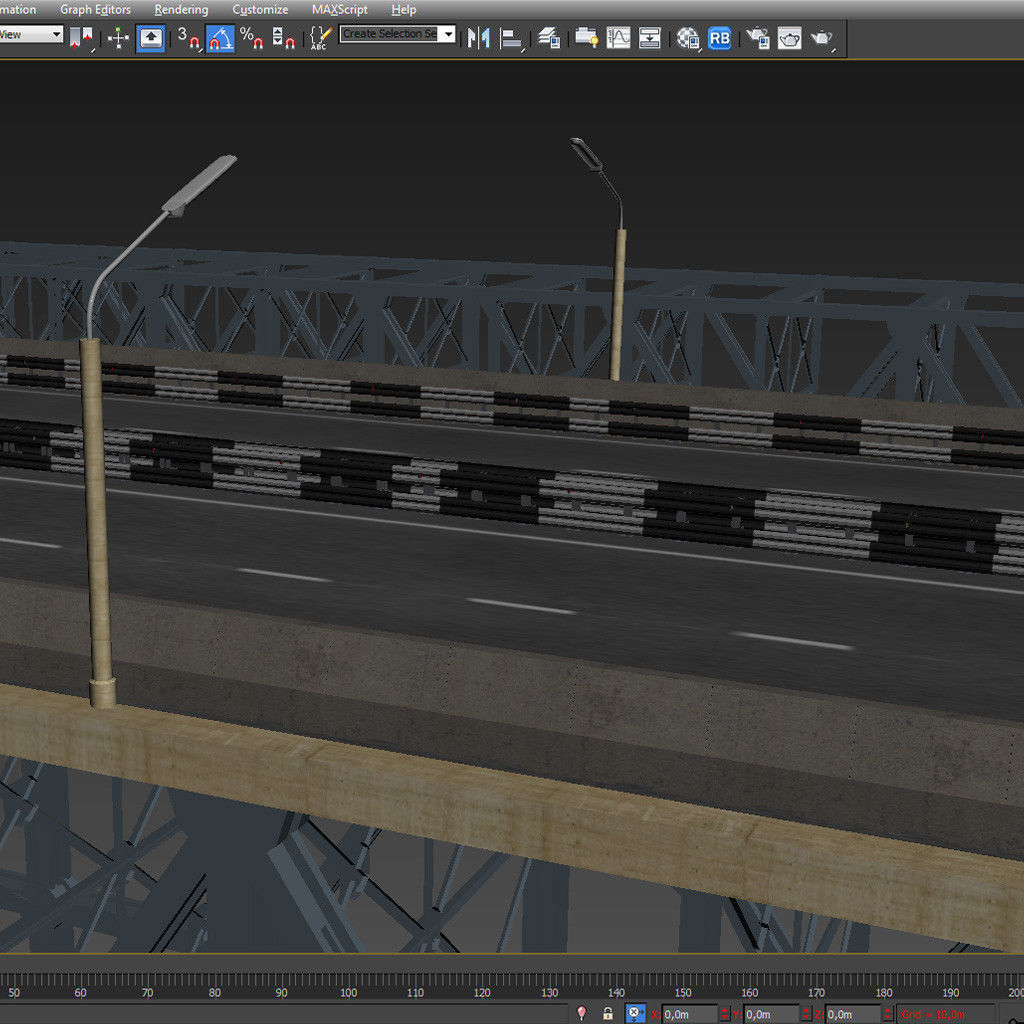 Bridge Construct - 3d model - vray ready 3D model_7