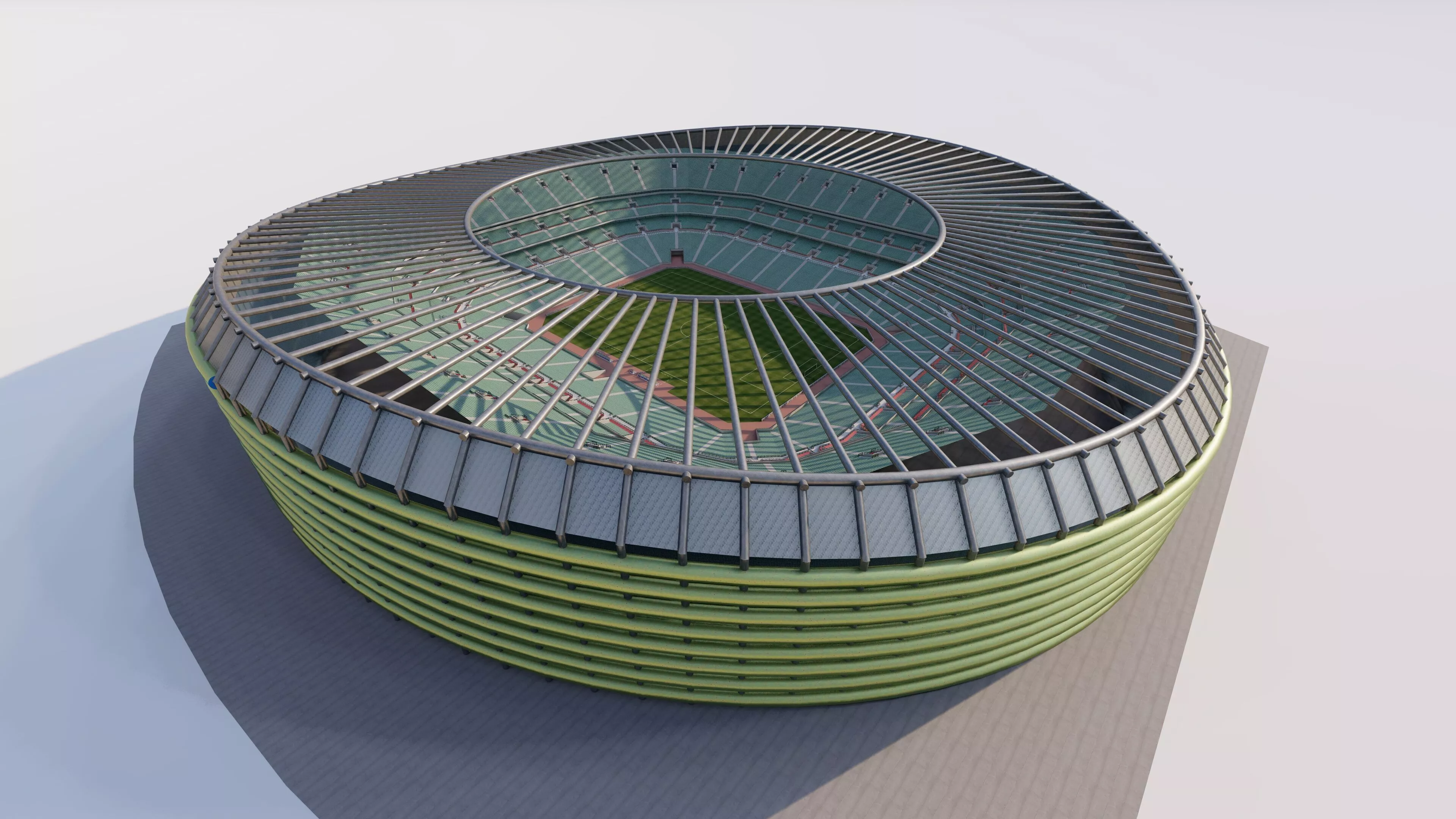 Football Stadium-American football 3D model