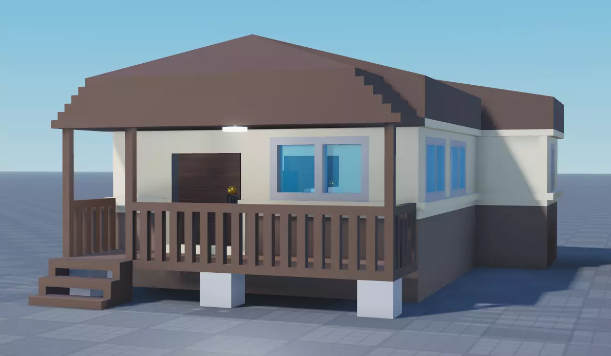 Roblox Low-poly Building Pack Free low-poly 3D model