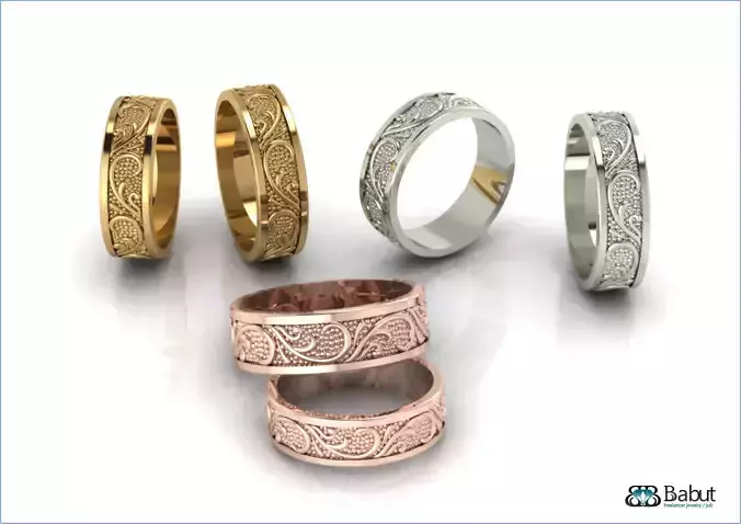 rings engagement 3D print model