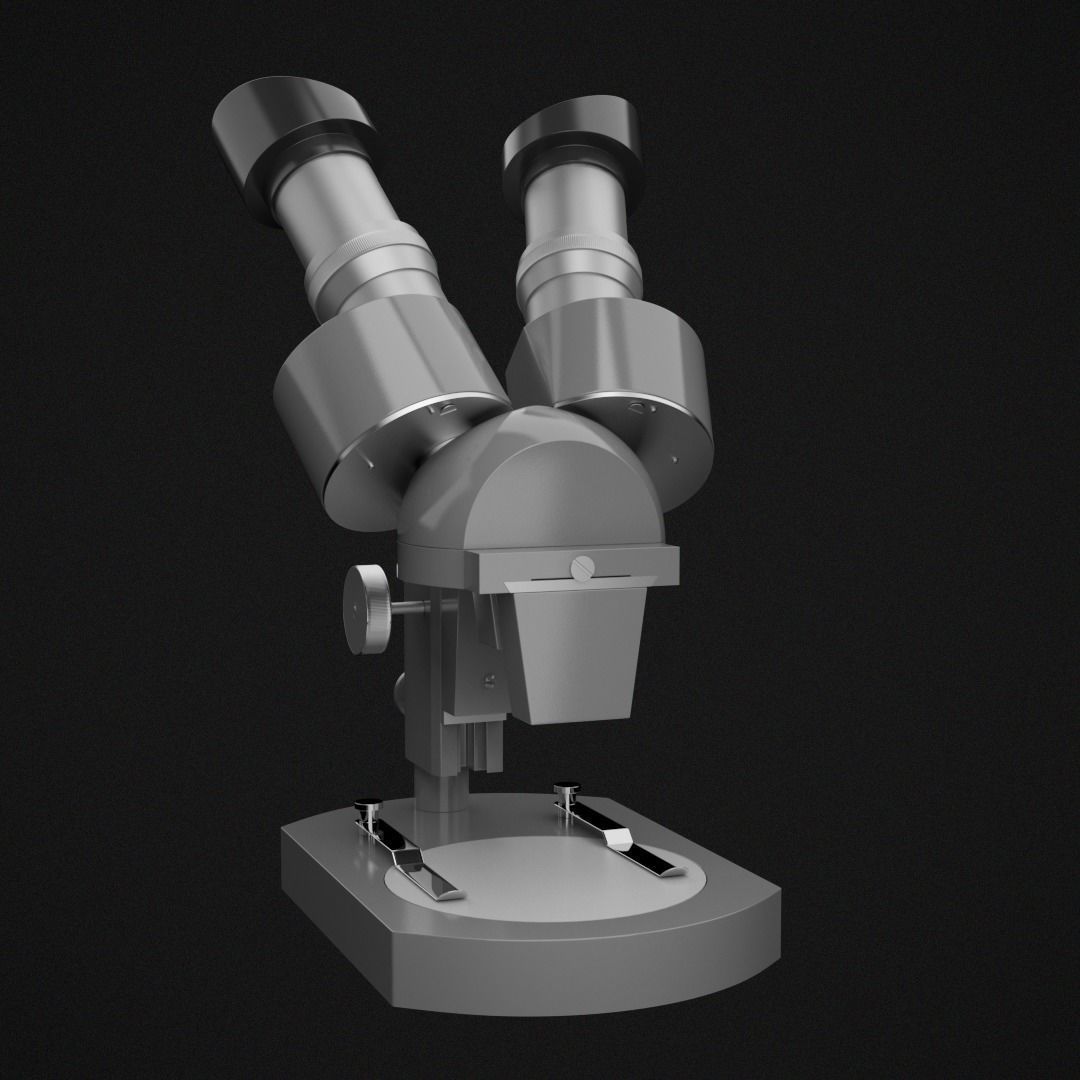 Microscope 3D model_2
