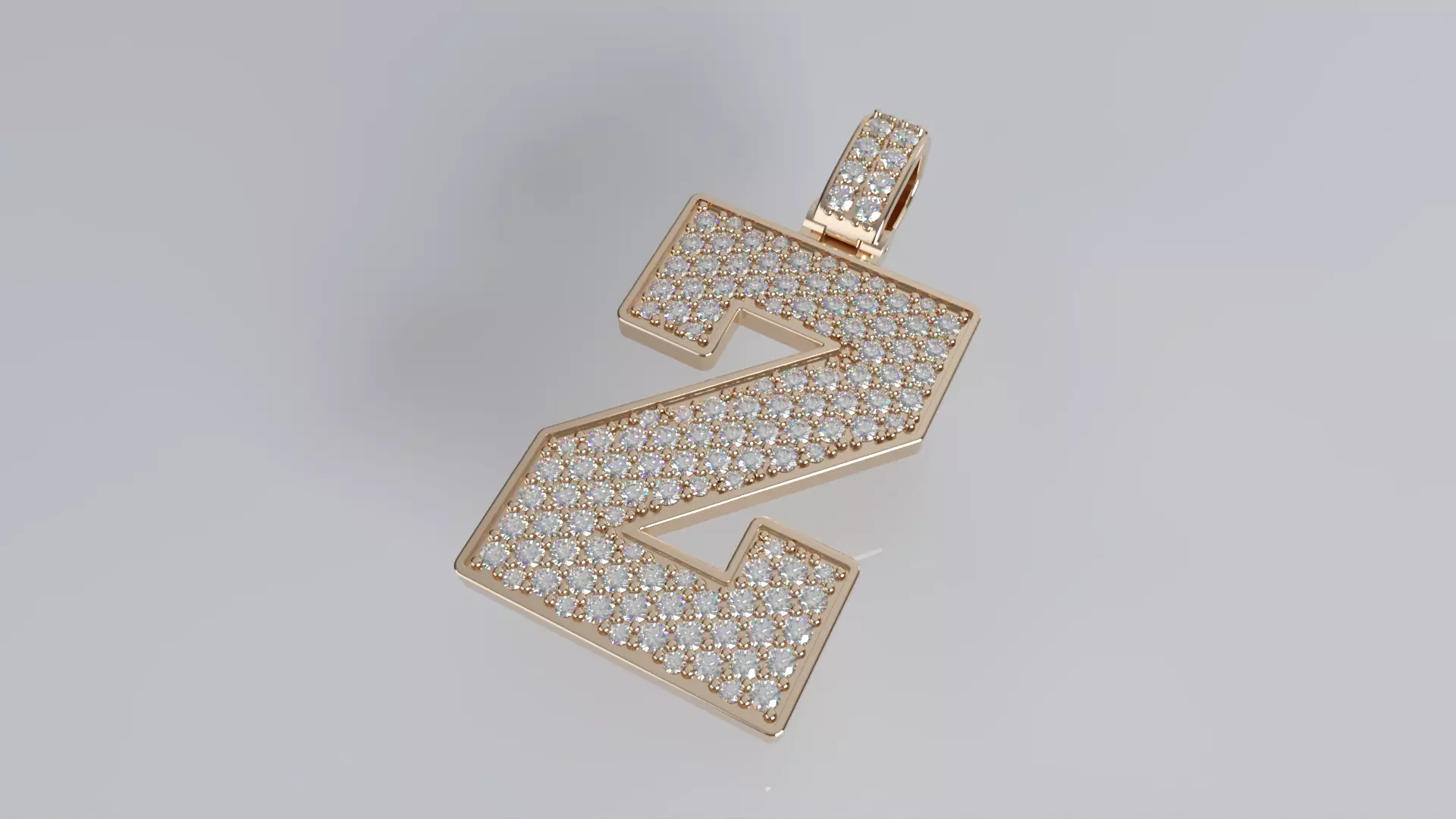 Varsity Pendant - Z 3D print model