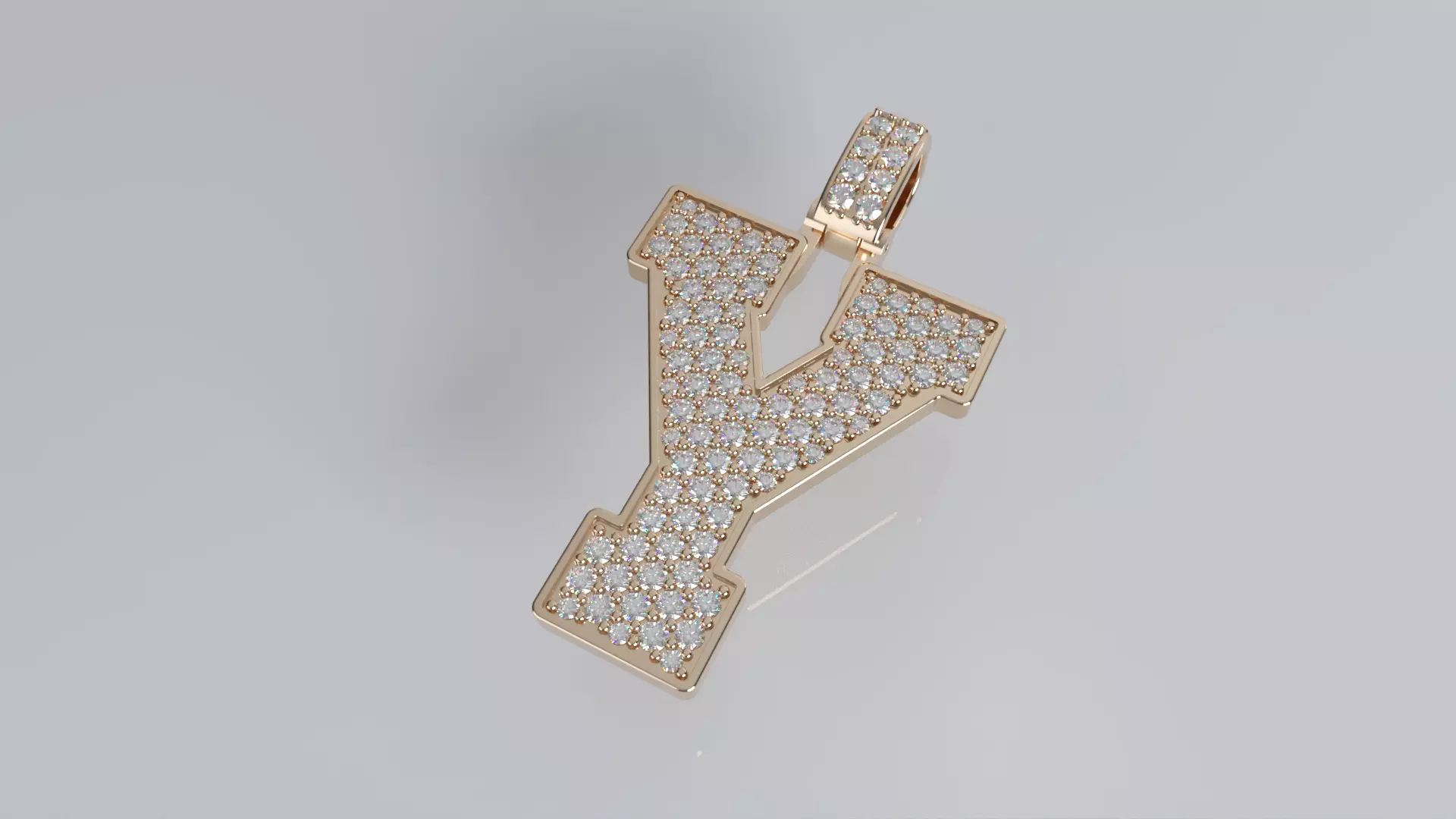 Varsity Pendant - Y 3D print model
