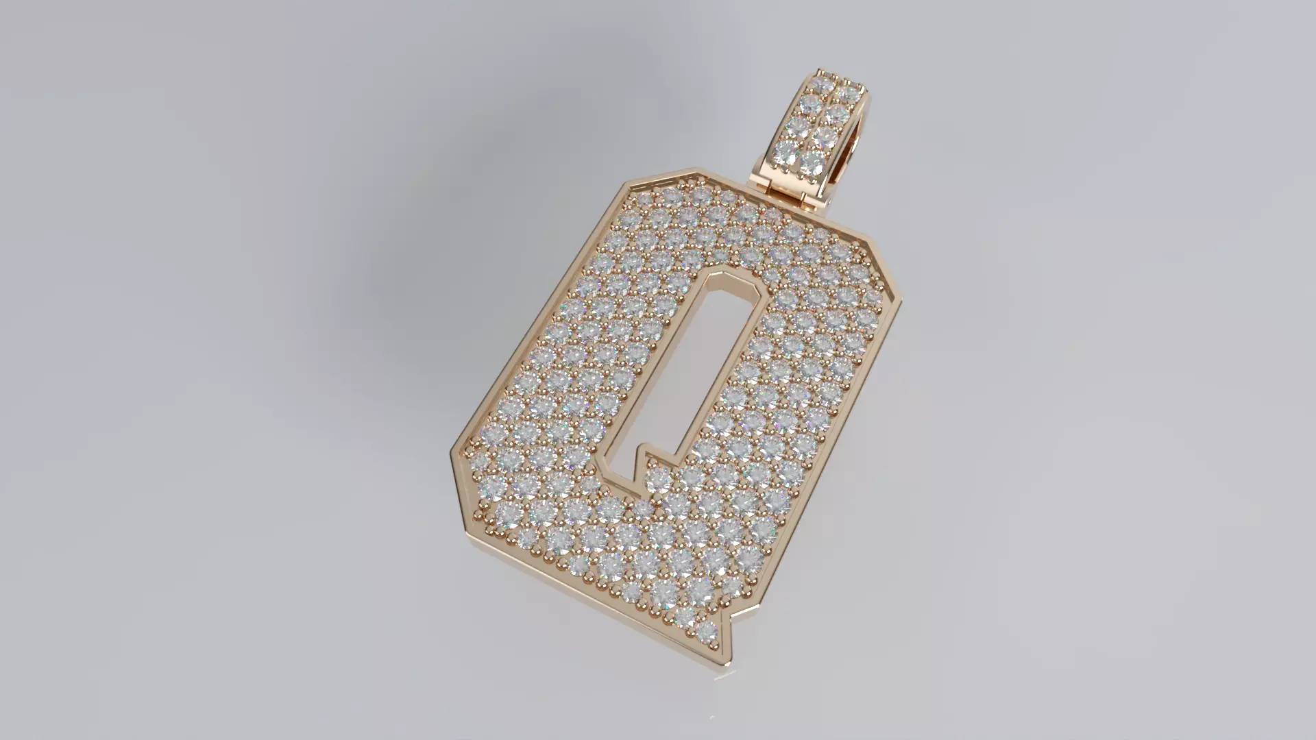 Varsity Pendant - Q 3D print model