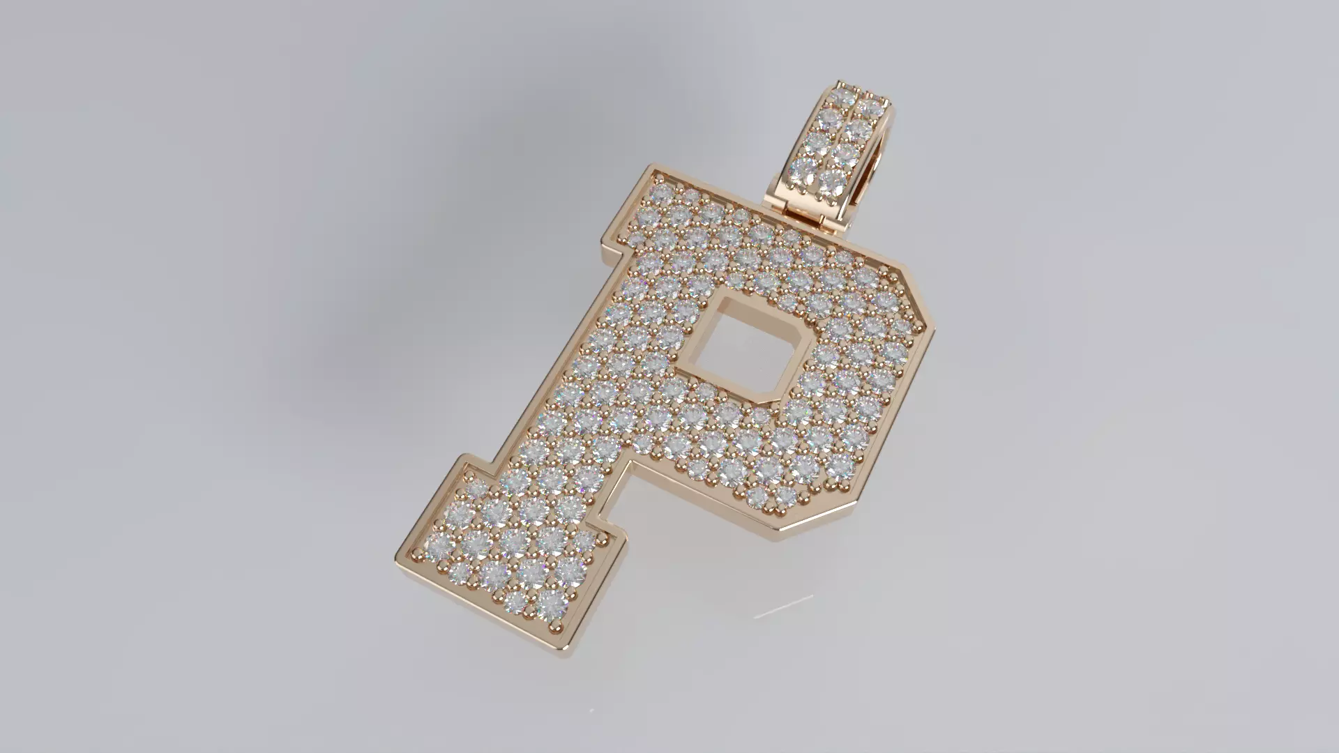 Varsity Pendant - P 3D print model
