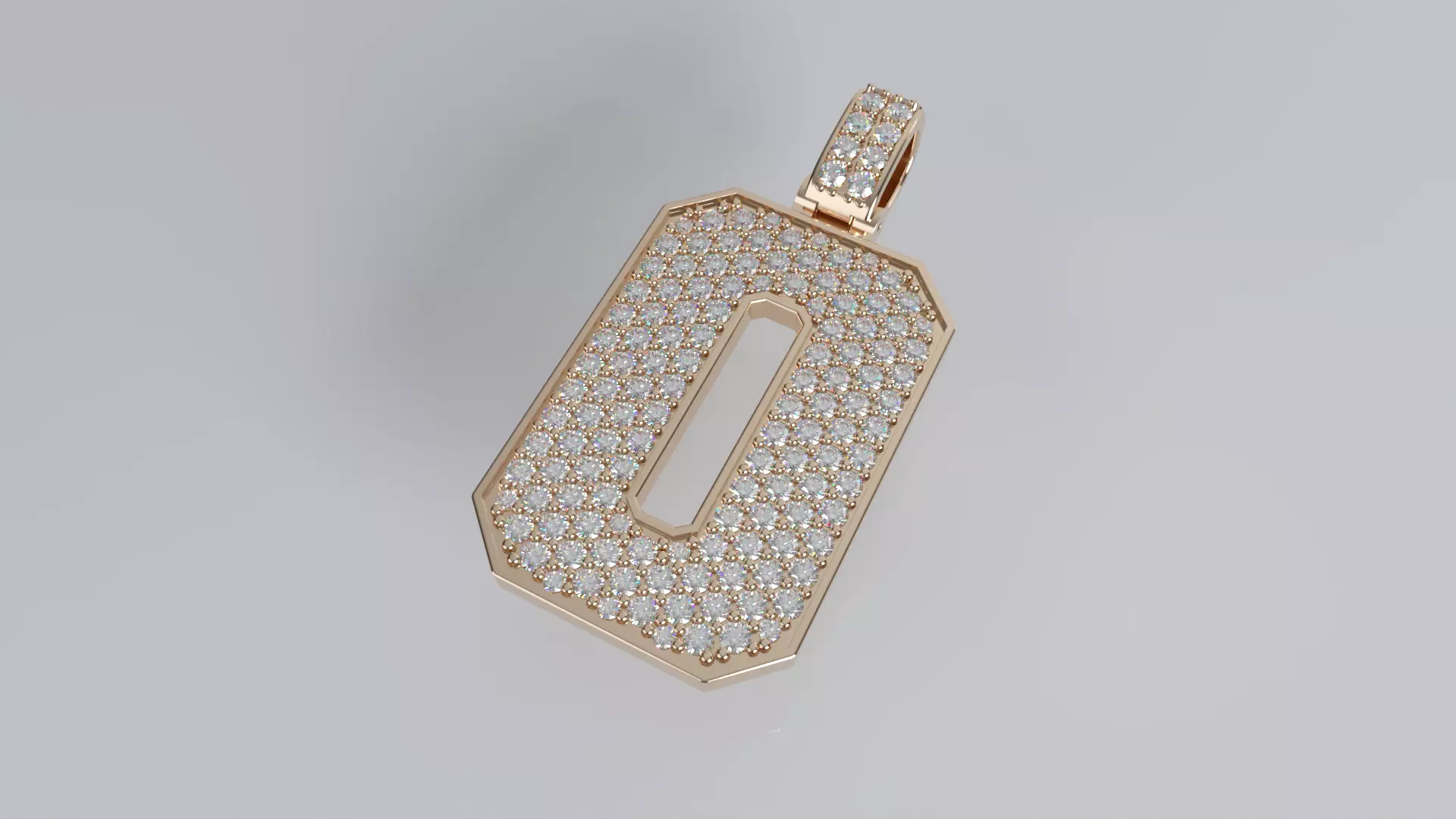 Varsity Pendant - O 3D print model