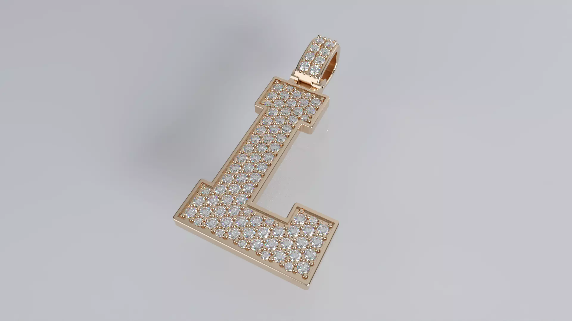 Varsity Pendant - L 3D print model
