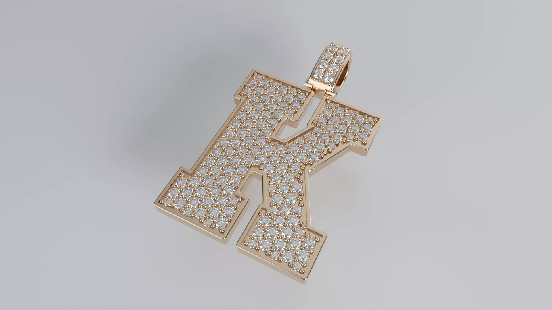 Varsity Pendant - K 3D print model