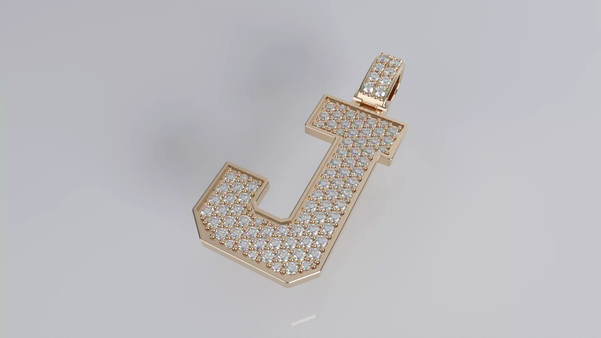 Varsity Pendant - J 3D print model