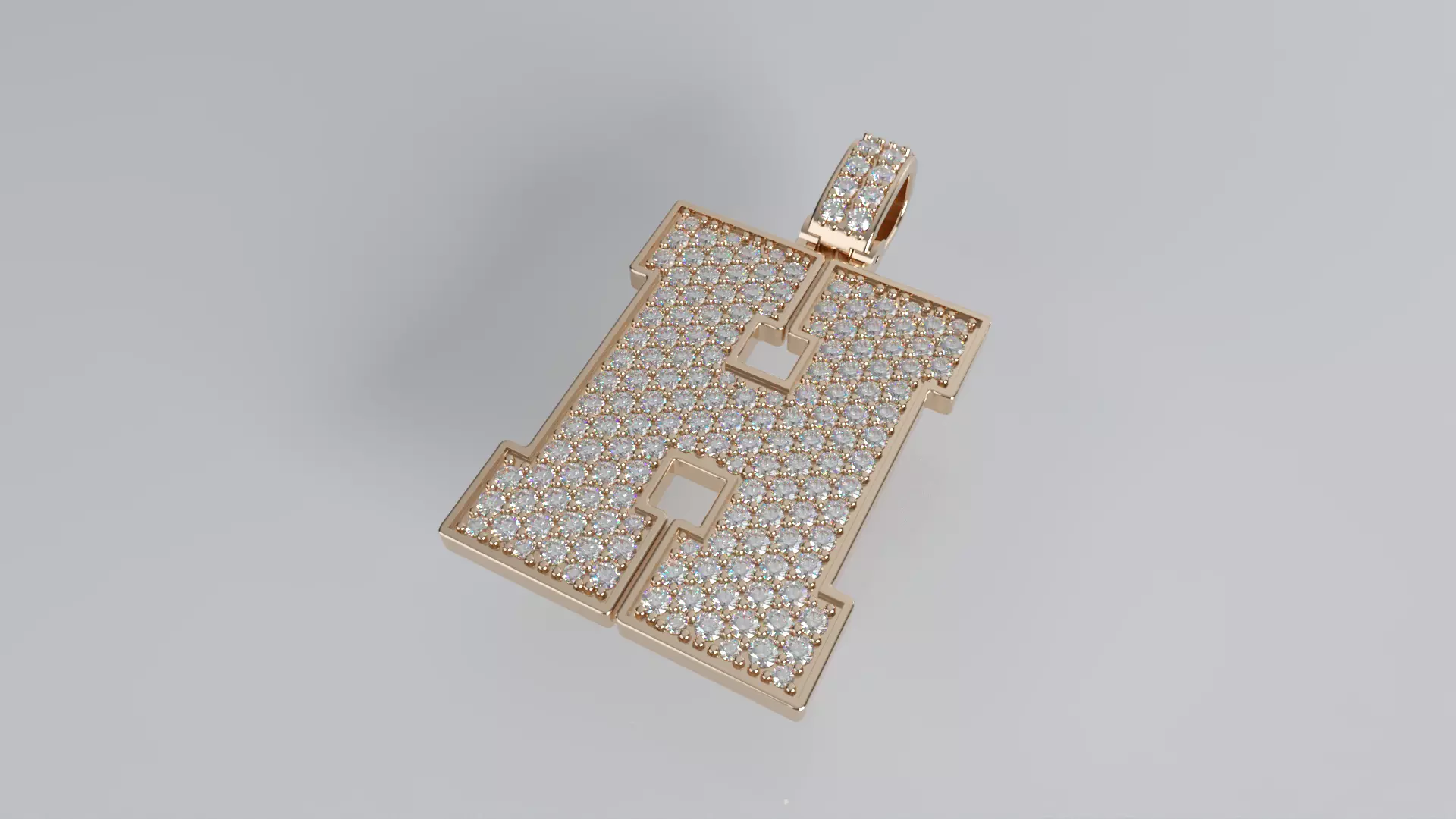 Varsity Pendant - H 3D print model