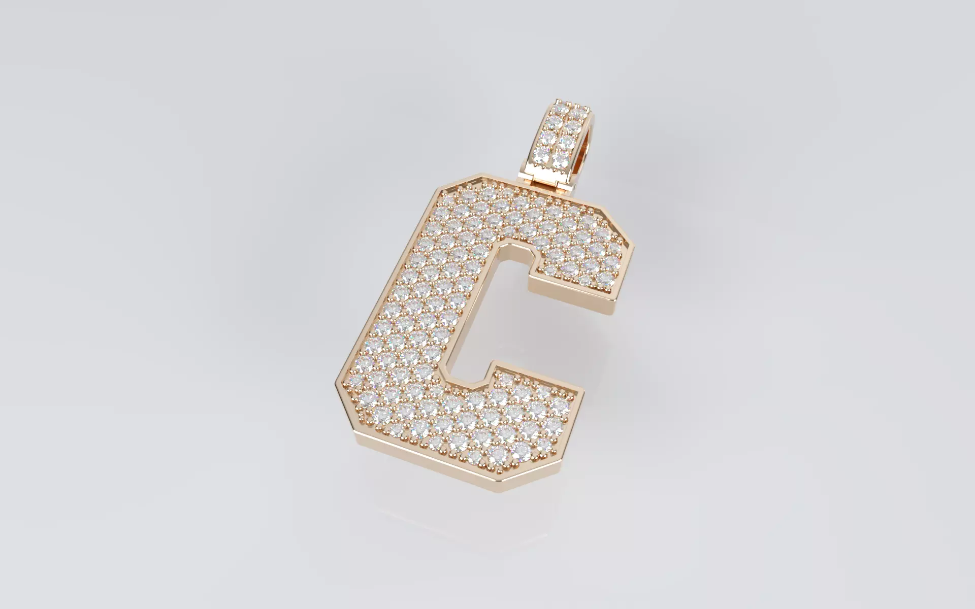 Varsity Pendant - C 3D print model