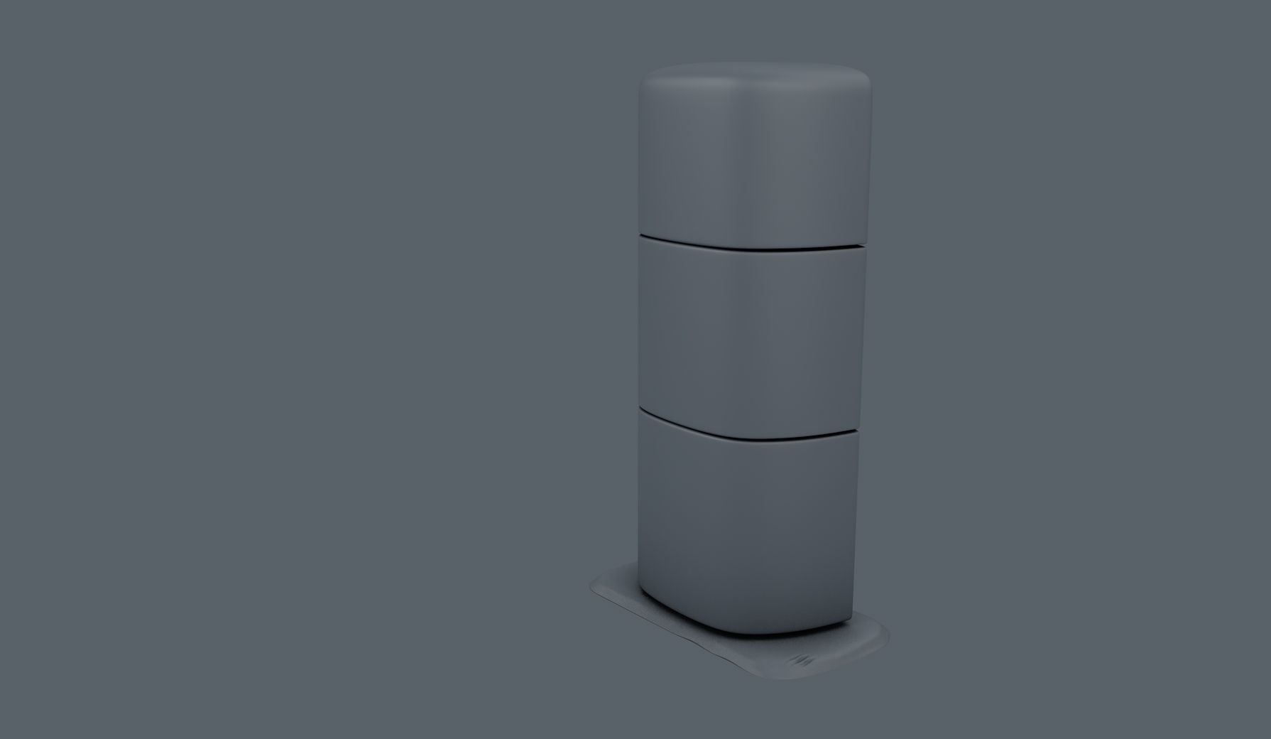 Pylon angular THX1138 3D model_2