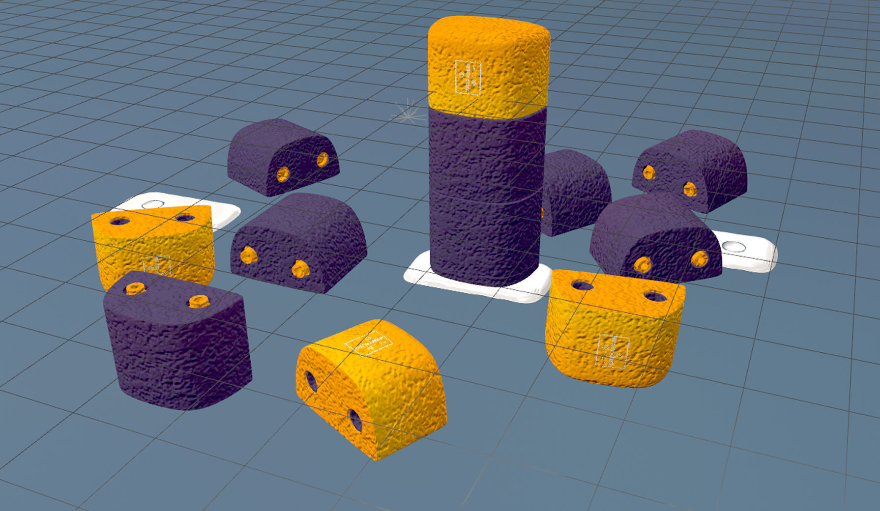 Pylon angular THX1138 3D model_5