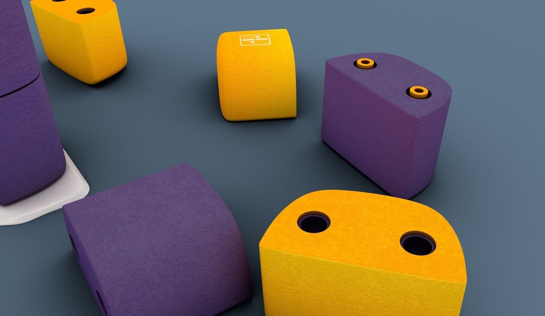 Pylon angular THX1138 3D model_4