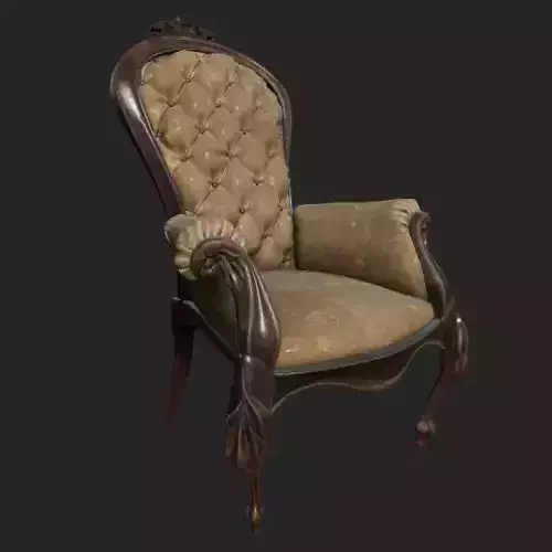 Dirty Old Antique Chair
