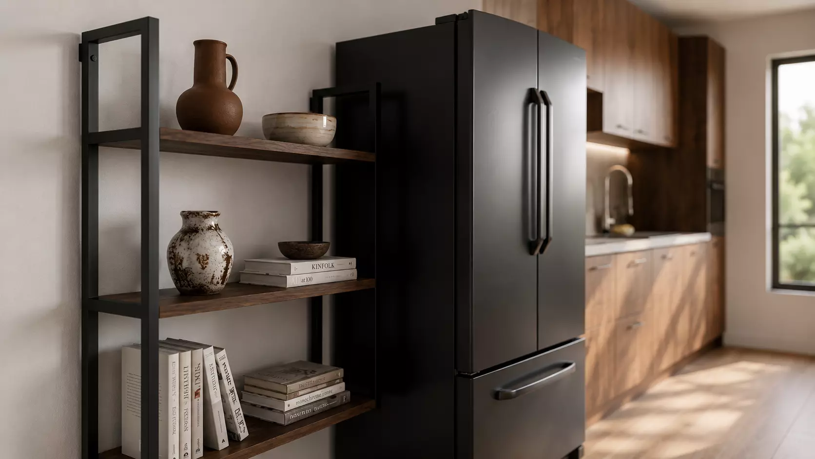 Modern Kitchen - Open Shelf - Revit BIM Model e 3D Formats 3D model