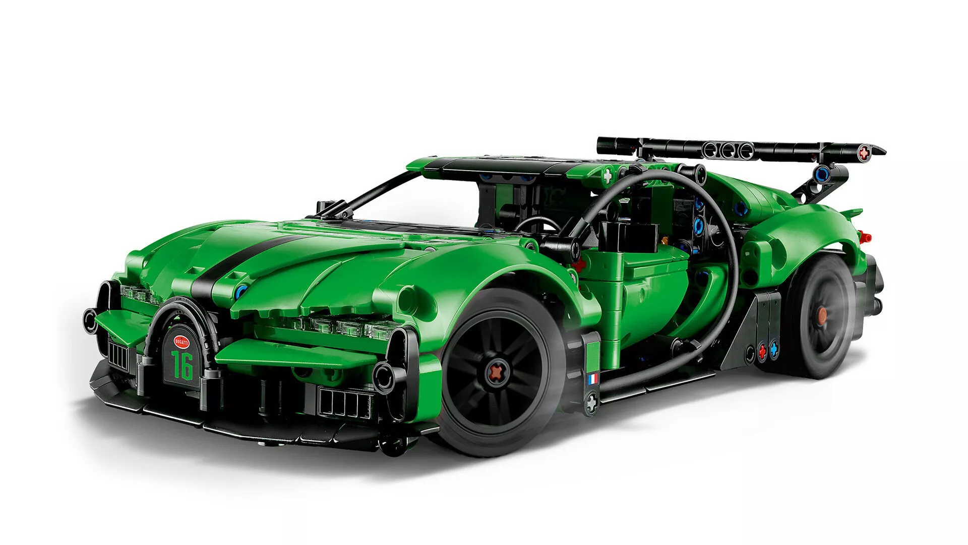 TwindBricks3D - 42241 Green Bugatti Chiron Pur Sport Hypercar 3D print model