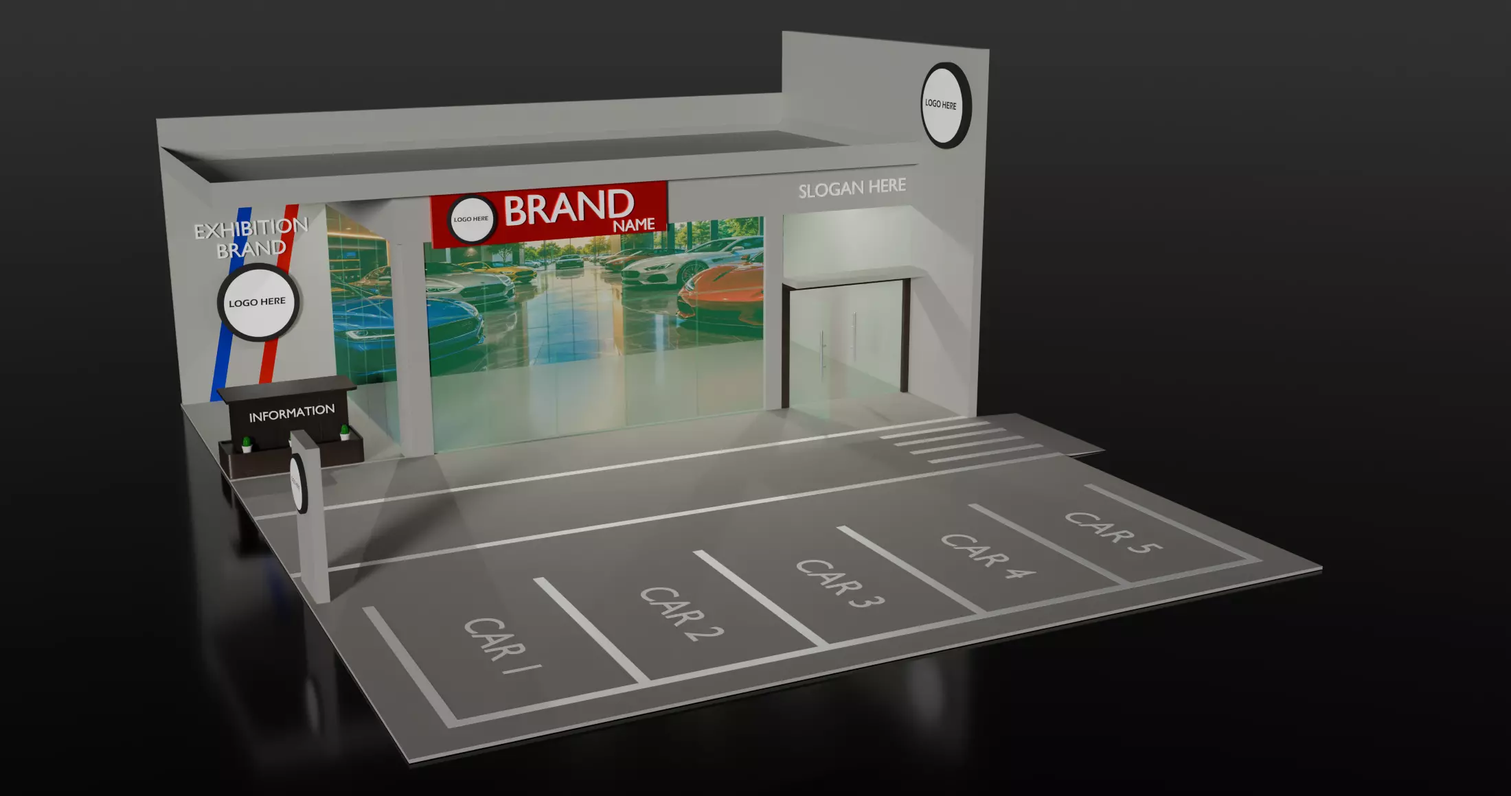 Exhibition 3D model