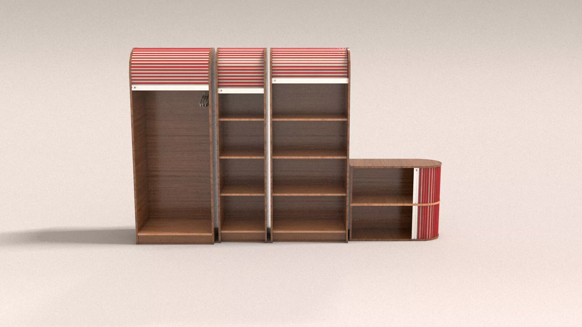 laos Office Sideboard 3D model