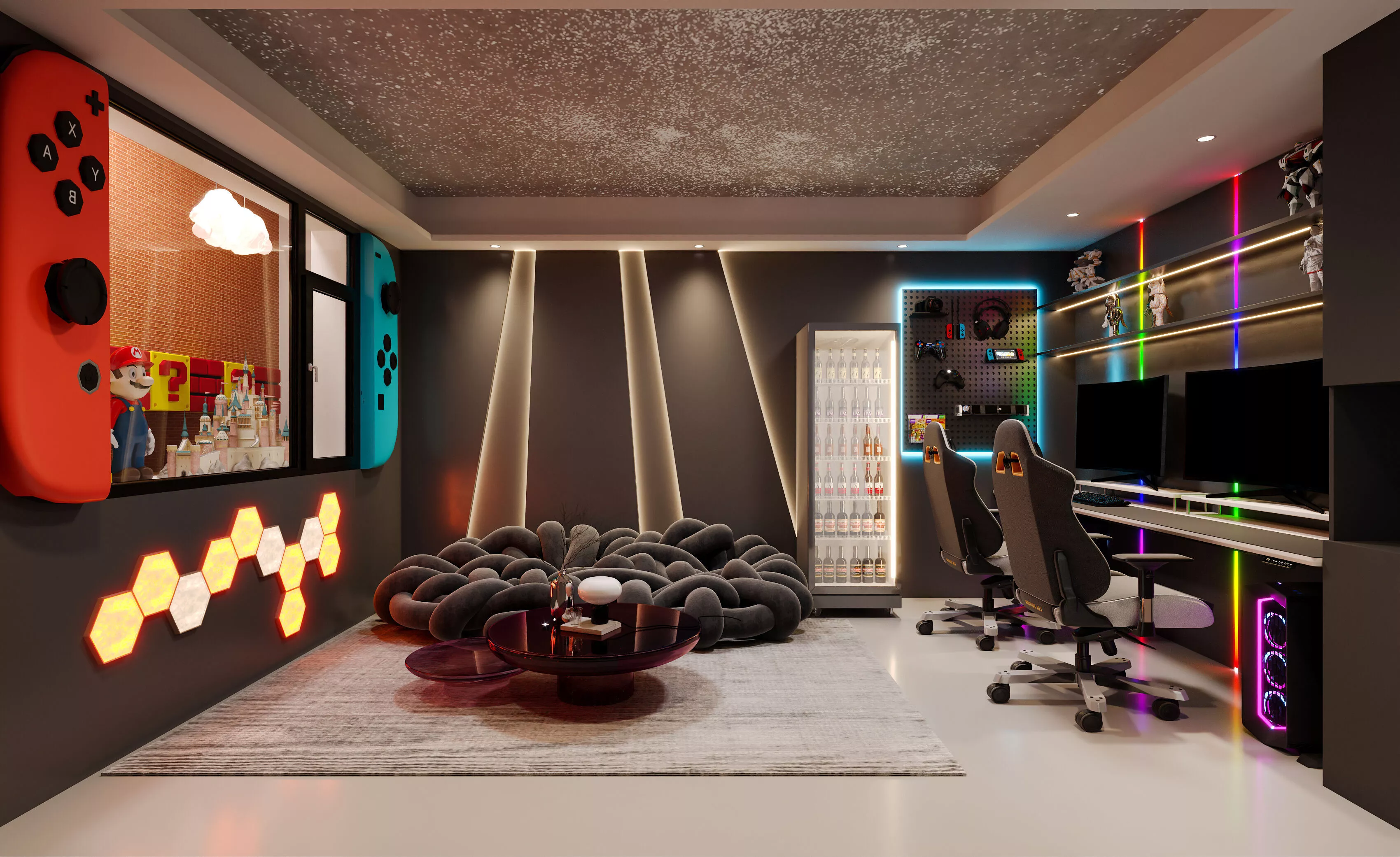 Nintendo Esports Game Room - Entertainment Room - Bedroom 3D model
