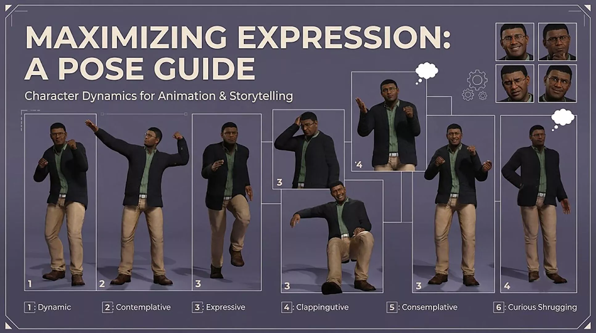 High-Quality Realistic Casual Styled Black Male Fully Rigged 3D model