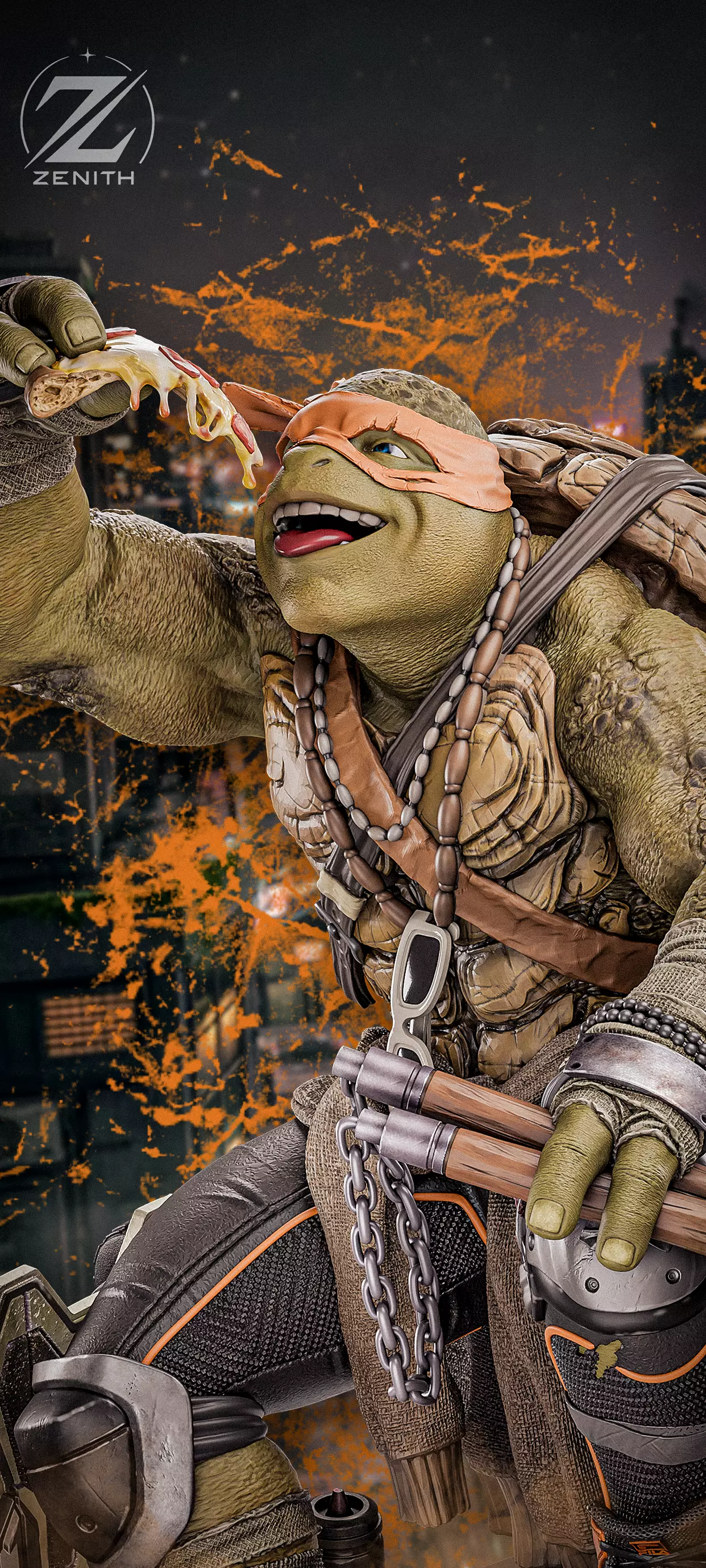 Michelangelo STL Teenage Mutant Ninja Turtles 3D print model