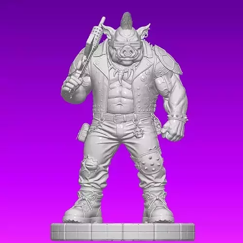 Bebop Boar Mutant - 3D Print STL