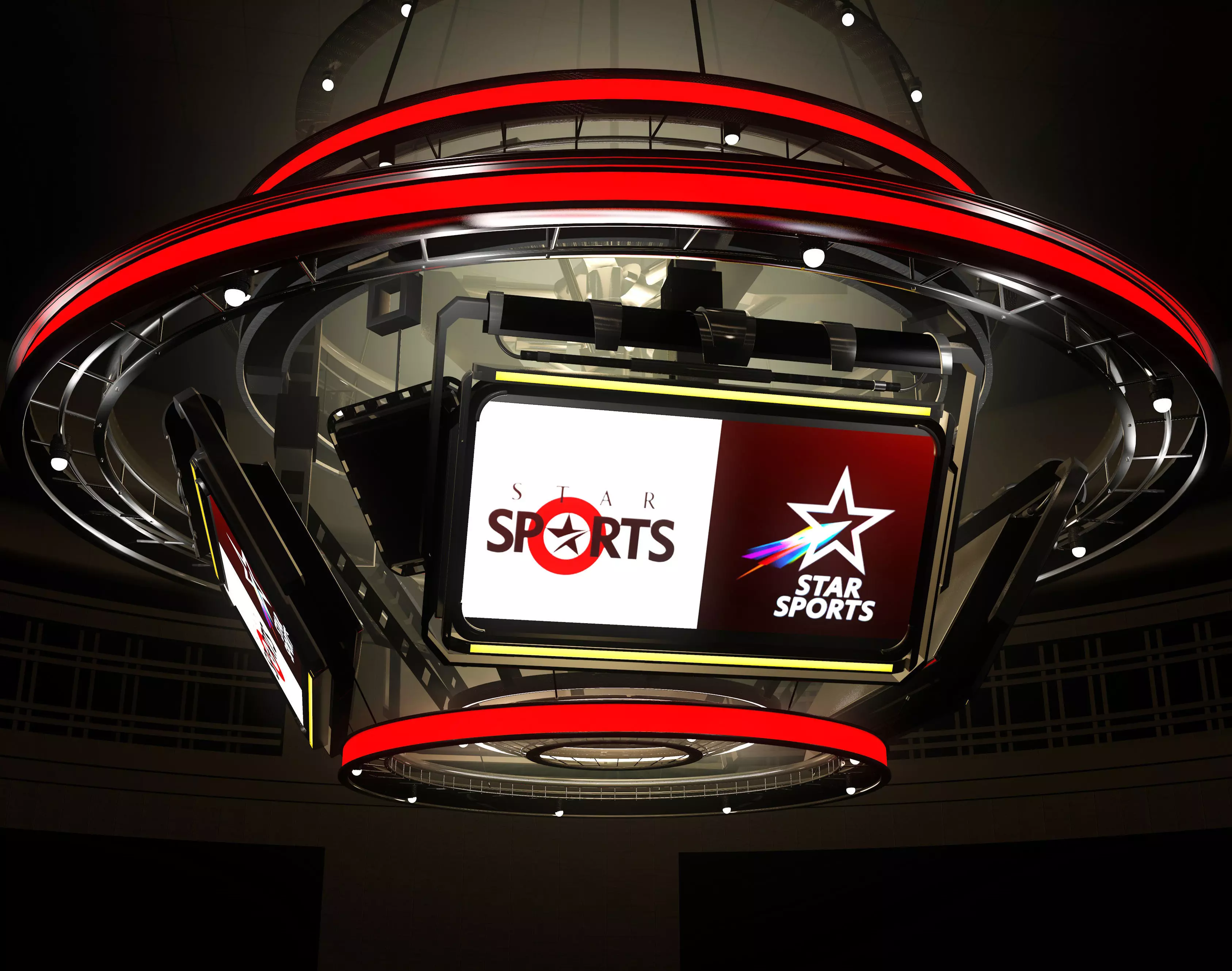 Scoreboard stadium led screen  3D model_0