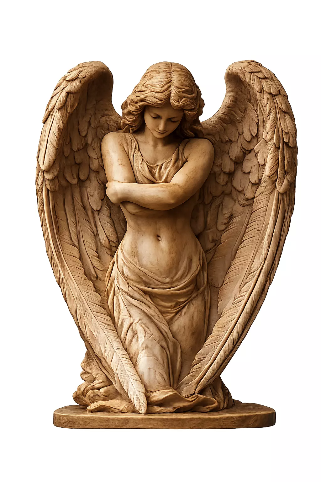 Guardian Angel Statue Combo Pack - Set of 2 3D print model