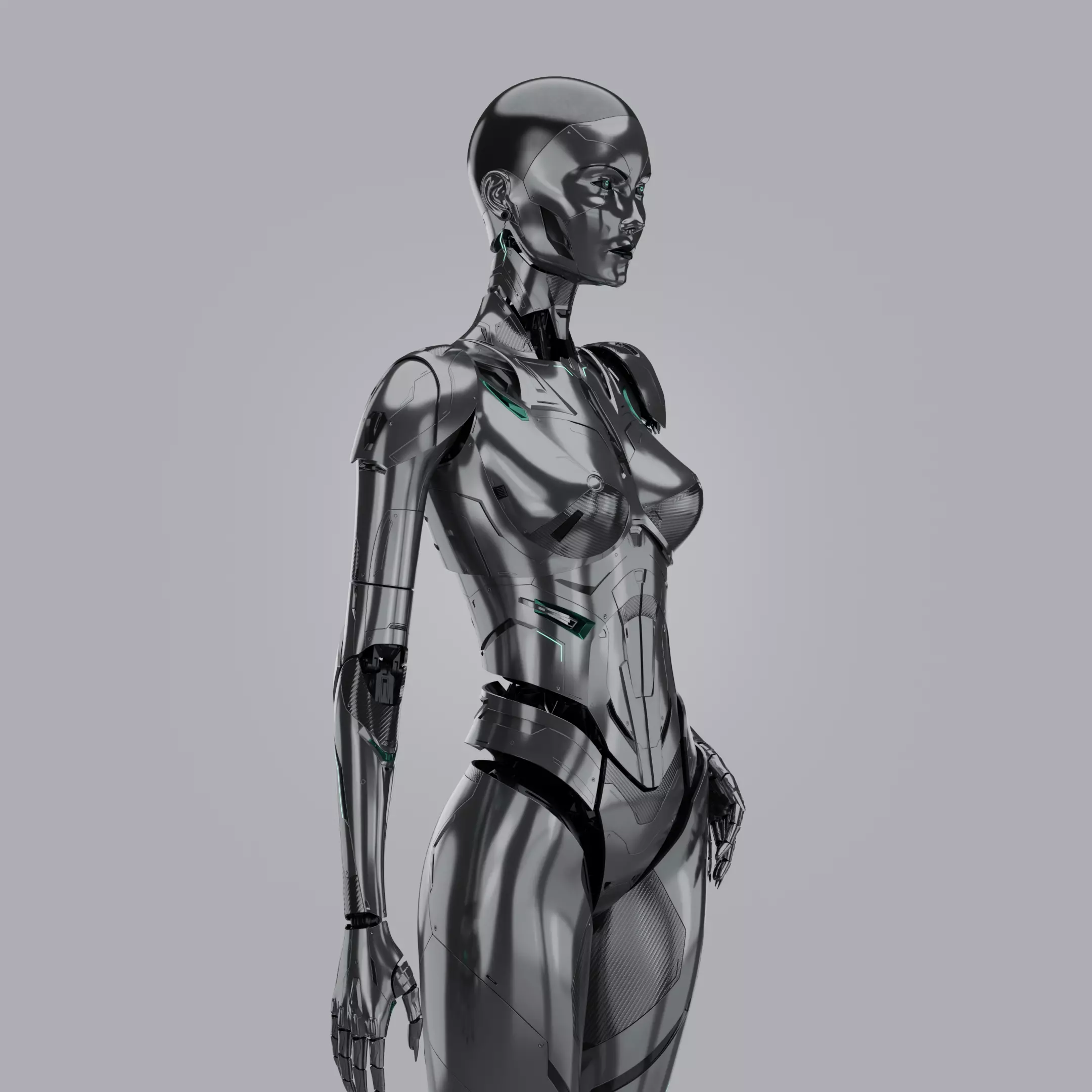 Robot Woman - Lite Edition 3D model