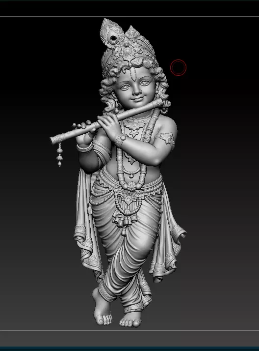 krishna 3d printed model 3D print model