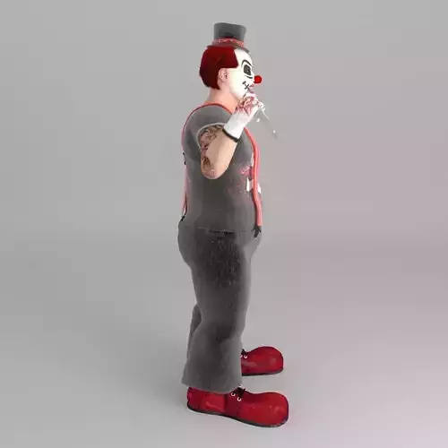 Robby The Scary Clown Pose 3D model